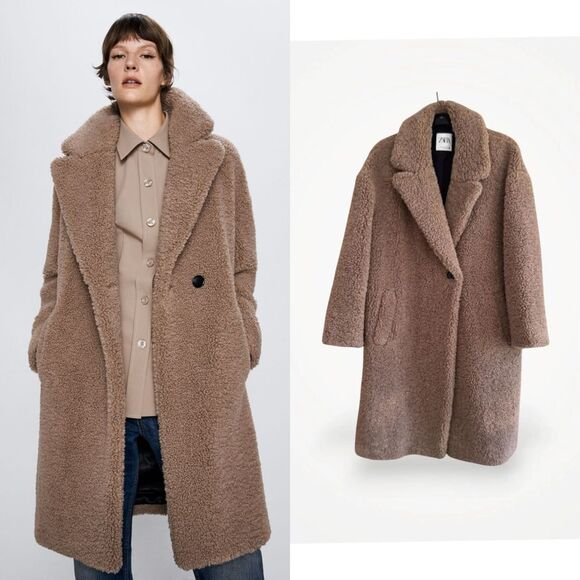 Zara Jackets & Blazers - ZARA Faux Shearling coat
